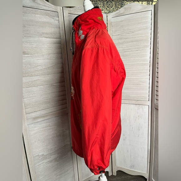 vintage Bogner red pullover embroidered ski parka with Fiberfill lining size 8 - Picture 6 of 12